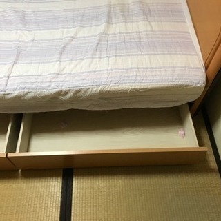 セミダブルベッド&マットレスのセット 今週末まで！の画像