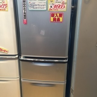 2012年製 MITSUBISHI 三菱 335L冷蔵庫 MR-C34ET-AS