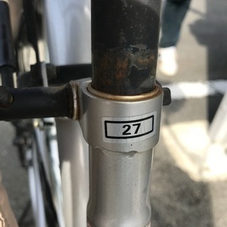 【中古】27インチ 自転車の画像