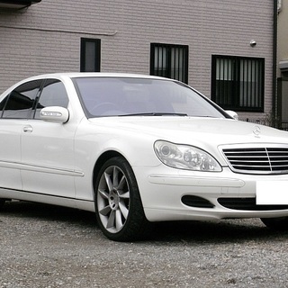 ☆極上美車☆W220後期型　S500L☆実走行51,600Km/HIDライト/純正マルチナビ/黒本革/SR・・・他多数☆の画像