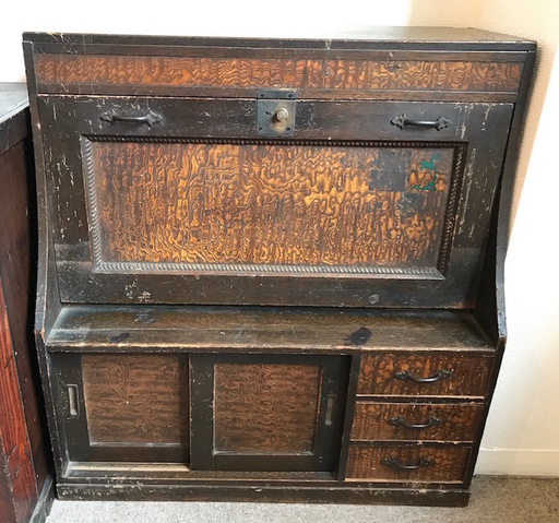 日本のビューロー　文机【骨董品】