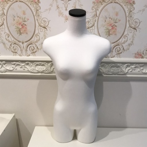 ニット張ボディ  ピン針が刺せるトルソー  黒