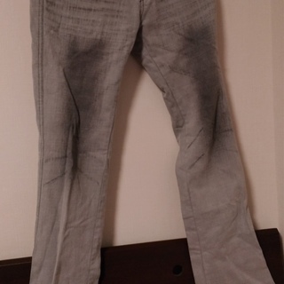 【美品】MORGAN HOMME メンズパンツ グレー Lサイズ