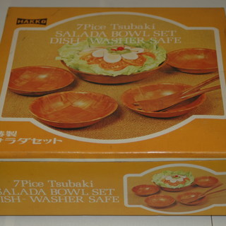 木製（椿）サラダボウルセット