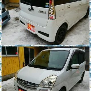 ご成約頂きました！★大好評★ステラカスタム☆4WD.AT☆H21年式☆白☆即決2年車検付！！の画像