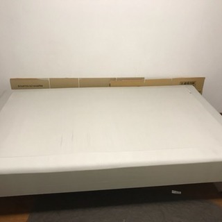 【3日間限定値下げ】IKEA  セミダブル ベッド 脚付マットレス 新品同様
