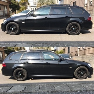 BMW 320i Mスポーツ ツーリングワゴン パノラマサンルーフ 地デジナビTV e91の画像