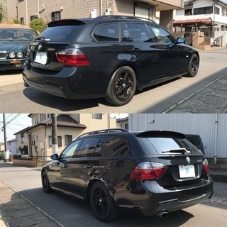 BMW 320i Mスポーツ ツーリングワゴン パノラマサンルーフ 地デジナビTV e91の画像