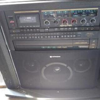 懐かしの曲、カラオケHITACHI (ディスク少＋モニター全てセットで) の画像