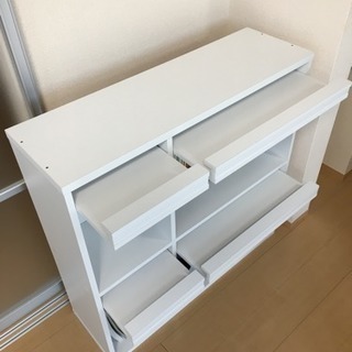 【値下げしました】ディスプレイラック（ホワイト）の画像