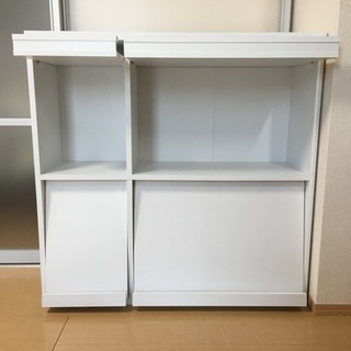【値下げしました】ディスプレイラック（ホワイト）の画像