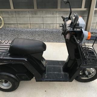  【値下げ】ホンダ　ジャイロＸ　希少【黒】　パワフル2スト　ミニカー登録可能　前カゴ付　検：2st　TD01の画像