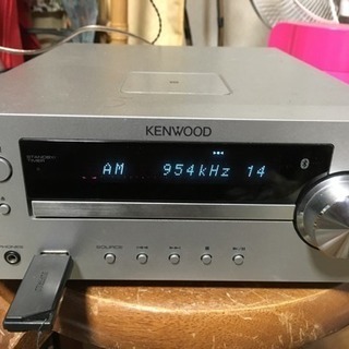 KENWOOD社製コンポKシリーズK–505シルバーボディとウッドゴールド