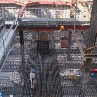 コンクリート造の骨組みとなる鉄筋工事業の鉄筋工募集