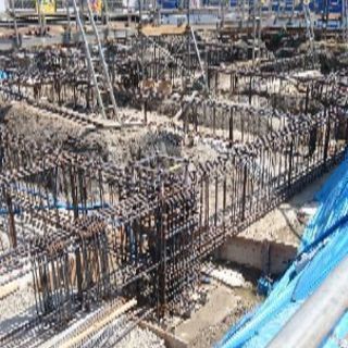 コンクリート造の骨組みとなる鉄筋工事業の鉄筋工募集の画像