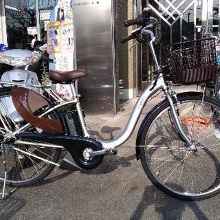 じゅん様　電動自転車　№6724 ヤマハ　パス 26インチ シルバー ヤマハ電動自転車 パス ウィズ 26インチ ピュアシルバー PA26W