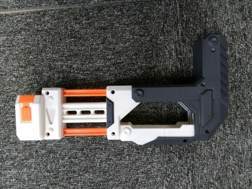 ナーフ NERF互換 ホワイト カスタムストック