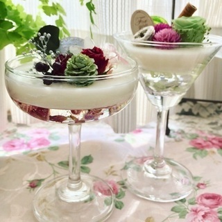 食べられない？！アロマワックスデザートグラス作り🍨