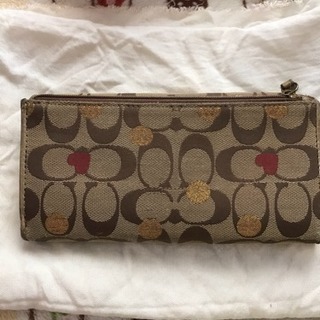 コーチ 長財布  三つ折りの画像
