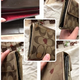 コーチ 長財布  三つ折りの画像