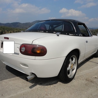 ☆彡超美純白！ユーノスロードスター１．８スペシャルパッケージ！バリ山タイヤ！☆彡検３２年１０月！の画像