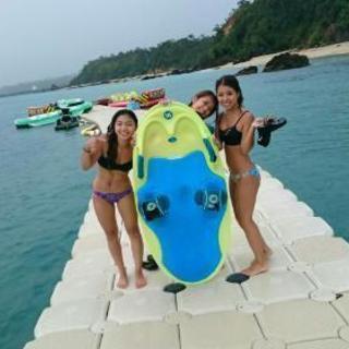 

（沖縄・名護市・カヌチャリゾート)マリンスタッフ＆リゾートバイト大募集 ジュゴンの見える丘の海で働きませんかの画像