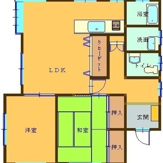 八街市吉倉　２LDK　人気の平屋建て！