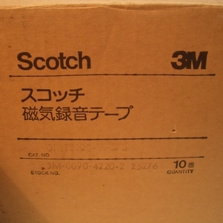 《未使用》 　オープンリールテープ　　Ｓｃｏｔｃｈ　ＪＭＴ-3100-370　3M 　磁気録音低雑音テープの画像