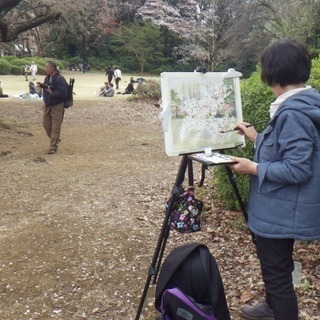 【募集終了】☆３月２４日(土) 新宿御苑「桜を描く」スケッチ☆