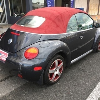 フォルクスワーゲン ニュービートルカブリオレ 　ダークフリント 自社ローン 沖縄 京都 関西 全国対応の画像