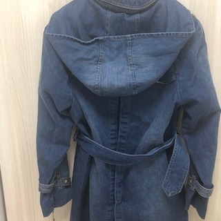 値下げ新品 デニムコートの画像