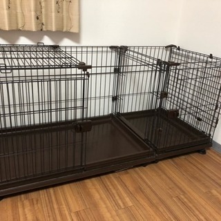 ペット用 ゲージ&自動給餌器&未使用ペットシートの画像
