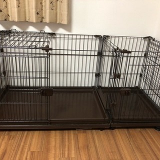 ペット用 ゲージ&自動給餌器&未使用ペットシートの画像
