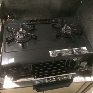 【引き取りに来られる方限定】palomaガステーブル2口コンロ 中古品 美品ですの画像