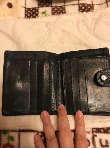 【正規品】CHANEL 黒 折財布