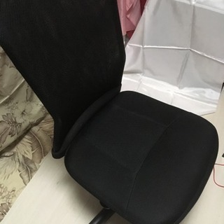デスクチェア 黒 メッシュ usedの画像