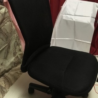 デスクチェア 黒 メッシュ usedの画像