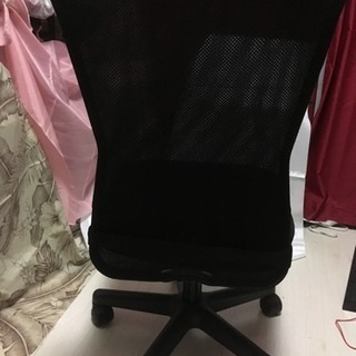 デスクチェア 黒 メッシュ usedの画像