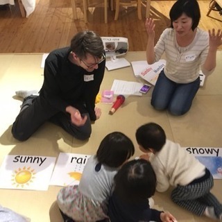 親子のための英会話 調布カフェにて