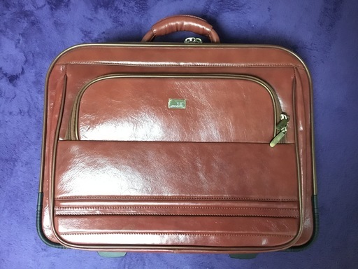 スーツケース（レーザタイプ) Condottiブランド High quality leather bag