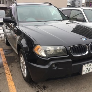 交渉中[BMW X3 2.5i 4WD SUV 外内装綺麗！(交換可)