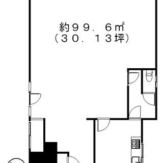 【チコチコビル：１Ｆ】伊勢崎繁華街の１Ｆ店舗。広々使い勝手のよいワンフロアです。駐車場２区画（４台分※車種による）込みです。エアコン・キッチン・ウォシュレット新品導入済。業種や条件等は、お問い合わせください。 - 伊勢崎市