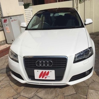 アウディA3スポーツバック ホワイト サンルーフ付き