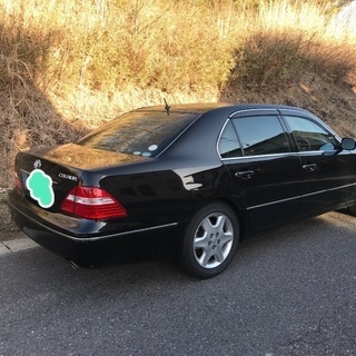 禁煙車 内外装綺麗  セルシオ18年式後期 純正ブラックの画像