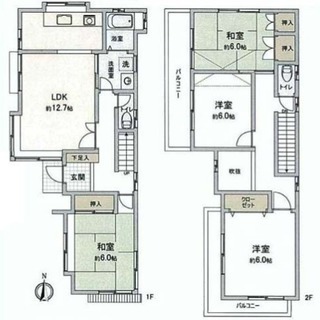 川越市 4LDK 戸建賃貸 貸家 広々93㎡ 礼金0 ペット相談 日当り◎ 南側6m道路 屋根付車庫 都市ガス 庭付 オシャレ壁紙 JR川越線 笠幡駅23分 的場駅 新狭山駅 東京オリンピック会場 霞ヶ関カンツリー至近  - 不動産