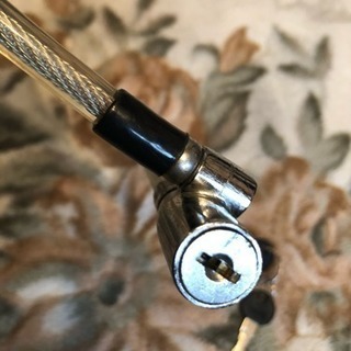 ☆☆☆ 美品 しっかり構造 チャリ鍵 ワイヤー フープ 自転車用 ☆☆☆ 自転車 鍵 盗難防止の画像