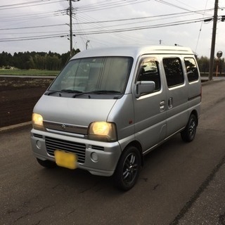 エブリィバン ポータブルナビ、ワンセグTV付き！車検付き！