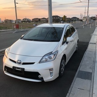 プリウス30 後期 社外ナビ グレードG ハーフレザー 全てコミ...