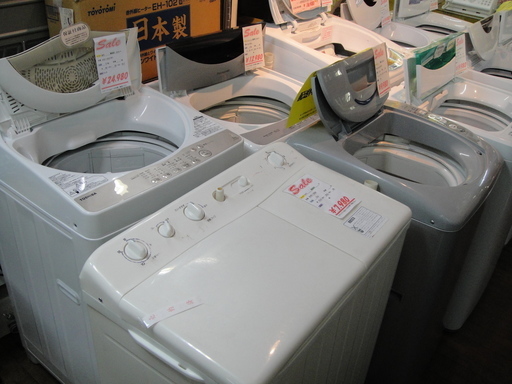 ★店頭にて大幅割引中！　洗濯機　大量展示中　分解清掃済み！