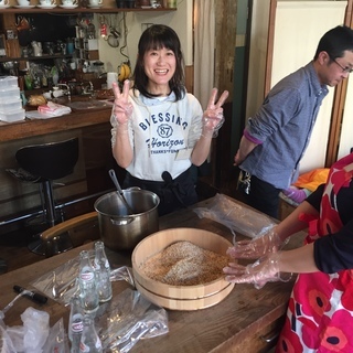 【  プチ体験レッスン　手作り !オーガニック玄米麹味噌　】の画像